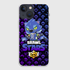 Чехол для iPhone 13 mini с принтом Brawl stars leon оборотень. в Тюмени,  |  | bea | bib | brawl stars | crow | el brown | leon | max | nita | sally leon | shark | акула | биа | биби | бравл старс | ворон | игра | леон | макс | нита | оборотень | салли леон | сэлли леон | шарк | эл браун