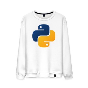 Мужской свитшот хлопок с принтом Python в Тюмени, 100% хлопок |  | code | codes | pyhton | код | коды | питон | программирование | язык программирования