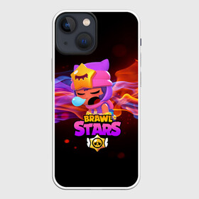 Чехол для iPhone 13 mini с принтом BRAWL STARS SANDY в Тюмени,  |  | 8 bit | 8 бит | bibi | brawl stars | crow | el brown | leon | leon shark | max | mr.p | sally leon | sandy | shark | stars | tara | virus | werewolf | акула | биби | вирус | ворон | леон | оборотень | пингвин