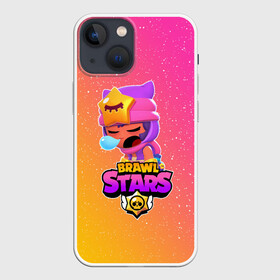 Чехол для iPhone 13 mini с принтом BRAWL STARS SANDY в Тюмени,  |  | 8 bit | 8 бит | bibi | brawl stars | crow | el brown | leon | leon shark | max | mr.p | sally leon | sandy | shark | stars | tara | virus | werewolf | акула | биби | вирус | ворон | леон | оборотень | пингвин