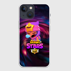 Чехол для iPhone 13 mini с принтом BRAWL STARS SANDY в Тюмени,  |  | 8 bit | 8 бит | bibi | brawl stars | crow | el brown | leon | leon shark | max | mr.p | sally leon | sandy | shark | stars | tara | virus | werewolf | акула | биби | вирус | ворон | леон | оборотень | пингвин