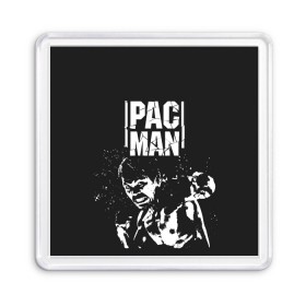 Магнит 55*55 с принтом Pac Man в Тюмени, Пластик | Размер: 65*65 мм; Размер печати: 55*55 мм | Тематика изображения на принте: manny pacquiao | pac man | pacquiao | бокс | мэнни пакьяо | пакьяо