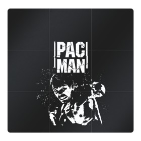 Магнитный плакат 3Х3 с принтом Pac Man в Тюмени, Полимерный материал с магнитным слоем | 9 деталей размером 9*9 см | manny pacquiao | pac man | pacquiao | бокс | мэнни пакьяо | пакьяо