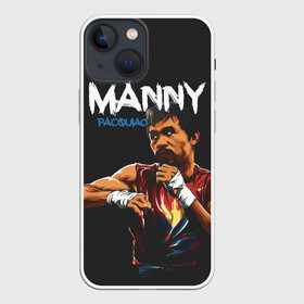 Чехол для iPhone 13 mini с принтом Manny в Тюмени,  |  | manny pacquiao | pac man | pacquiao | бокс | мэнни пакьяо | пакьяо