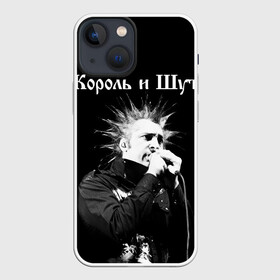 Чехол для iPhone 13 mini с принтом Король и Шут + Анархия (спина) в Тюмени,  |  | punk | rock | киш | король | король и шут | михаил горшенев | панки | рок | русский рок | шут