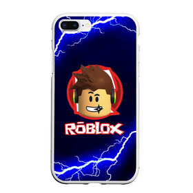 Чехол для iPhone 7Plus/8 Plus матовый с принтом ROBLOX в Тюмени, Силикон | Область печати: задняя сторона чехла, без боковых панелей | game | gamer | logo | minecraft | roblox | simulator | игра | конструктор | лого | майнкрафт | симулятор | строительство | фигура