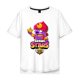 Мужская футболка хлопок Oversize с принтом BRAWL STARS GENE в Тюмени, 100% хлопок | свободный крой, круглый ворот, “спинка” длиннее передней части | 8 bit | 8 бит | bibi | brawl stars | crow | el brown | leon | leon shark | max | mr.p | sally leon | shark | stars | virus | werewolf | акула | биби | вирус | ворон | леон | оборотень | пингвин