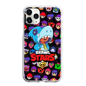 Чехол для iPhone 11 Pro матовый с принтом BRAWL STARS LEON SHARK в Тюмени, Силикон |  | 8 bit | 8 бит | bibi | brawl stars | crow | el brown | leon | leon shark | max | mr.p | sally leon | shark | stars | virus | werewolf | акула | биби | вирус | ворон | леон | оборотень | пингвин