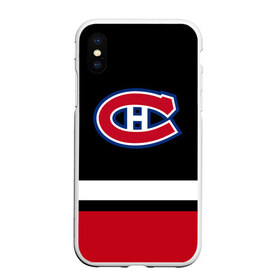 Чехол для iPhone XS Max матовый с принтом Монреаль Канадиенс в Тюмени, Силикон | Область печати: задняя сторона чехла, без боковых панелей | canadiens | hockey | montreal | montreal canadiens | nhl | usa | канадиенс | монреаль | монреаль канадиенс | нхл | спорт | сша | хоккей | шайба