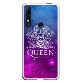 Чехол для Honor P Smart Z с принтом QUEEN в Тюмени, Силикон | Область печати: задняя сторона чехла, без боковых панелей | queen | rock | брайан мэи | группа queen | группа квин | джон дикон | квин | королева | король | роджер тейлор | рок | фредди меркьюри