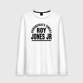 Мужской лонгслив хлопок с принтом Roy Jones Jr. в Тюмени, 100% хлопок |  | captain hook | roy jones | roy levesta jones | бокс | капитан хук | рой джонс