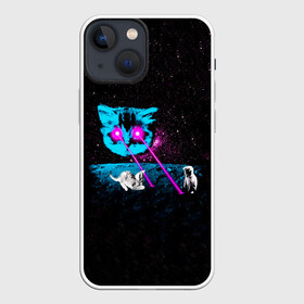 Чехол для iPhone 13 mini с принтом Кошак в Тюмени,  |  | animal | art | cat | meme | nasa | space | stars | арт | астрономия | вселенная | галактика | голова | грозовой кошак | животное | космос | кот | котята | кошка | мем | наса | прикольная | тренд