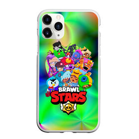 Чехол для iPhone 11 Pro Max матовый с принтом BRAWL STARS в Тюмени, Силикон |  | 