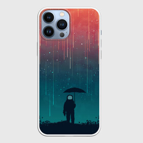 Чехол для iPhone 13 Pro Max с принтом Космический Дождь в Тюмени,  |  | night | rain | space | star | stars | астронавт | дождь | звезды | картинки | космический | космонавт | космос | ночь | прикольная | прикольные | темнота