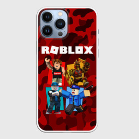 Чехол для iPhone 13 Pro Max с принтом ROBLOX в Тюмени,  |  | Тематика изображения на принте: game | gamer | logo | minecraft | roblox | simulator | supreme | игра | конструктор | лого | майнкрафт | персонажи | симулятор | строительство | супреме | суприм | суприме | фигура