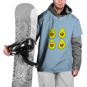 Накидка на куртку 3D с принтом Авокадо в Тюмени, 100% полиэстер |  | Тематика изображения на принте: авокадо | авокадо с сердечком | авокадо сердечко | авокадо сердце | авокадо эмоции | сердечко | четыре | четыре авокадо