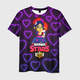 Мужская футболка 3D с принтом Brawl Stars Calavera Piper в Тюмени, 100% полиэфир | прямой крой, круглый вырез горловины, длина до линии бедер | brawl stars | calavera | calavera. piper | piper | калавера пайпер