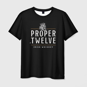Мужская футболка 3D с принтом Conor McGregor (Proper Twelve) в Тюмени, 100% полиэфир | прямой крой, круглый вырез горловины, длина до линии бедер | Тематика изображения на принте: conor | conor mcgregor | proper twelve | ufc | whiskey | виски | пропер твелв | юфс