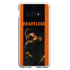 Чехол для Samsung S10E с принтом HEARTLESS в Тюмени, Силикон | Область печати: задняя сторона чехла, без боковых панелей | blinding lights | heartless | starboy | the weekend | уикенд