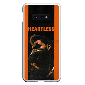 Чехол для Samsung S10E с принтом HEARTLESS в Тюмени, Силикон | Область печати: задняя сторона чехла, без боковых панелей | Тематика изображения на принте: blinding lights | heartless | starboy | the weekend | уикенд