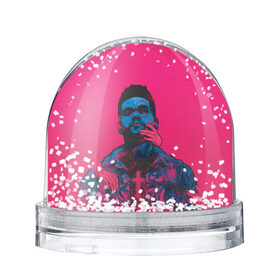 Снежный шар с принтом The Weeknd в Тюмени, Пластик | Изображение внутри шара печатается на глянцевой фотобумаге с двух сторон | blinding lights | heartless | starboy | the weekend | уикенд