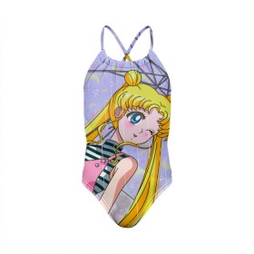 Детский купальник 3D с принтом Sailor Moon в Тюмени, Полиэстер 85%, Спандекс 15% | Слитный крой, подклад по переду изделия, узкие бретели | baby | bunny | girl | like | pink | sailormoon | usagi | вода капли | воин | волосы | глаза | девушка | дождь | зайчик | зонтик | котик | кролик | лето | луна | малышка | матроска | небо | облака | природа | радуга | розовый