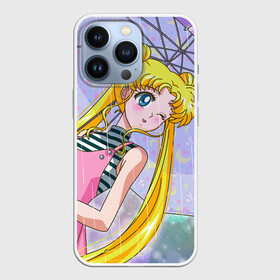 Чехол для iPhone 13 Pro с принтом Sailor Moon в Тюмени,  |  | Тематика изображения на принте: baby | bunny | girl | like | pink | sailormoon | usagi | вода капли | воин | волосы | глаза | девушка | дождь | зайчик | зонтик | котик | кролик | лето | луна | малышка | матроска | небо | облака | природа | радуга | розовый