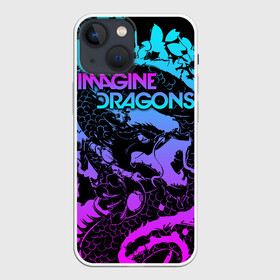 Чехол для iPhone 13 mini с принтом Imagine Dragons в Тюмени,  |  | alternative | believer | demons | dragons | imagines | imagining | interscope | kid | korner | radioactive | records | альтернативный рок | имеджин драгонс | инди | поп | электроник