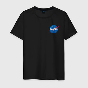 Мужская футболка хлопок с принтом NASA в Тюмени, 100% хлопок | прямой крой, круглый вырез горловины, длина до линии бедер, слегка спущенное плечо. | galaxy | maven | nasa | space | space company | star | астрономия | галактика | джемини | дискавери | звезды | космическая компания | космос | кьюриос | меркурий | наса | скайлэб | спейс шаттл | шаттл