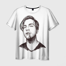 Мужская футболка 3D с принтом Pyrokinesis  в Тюмени, 100% полиэфир | прямой крой, круглый вырез горловины, длина до линии бедер | pyrokinesis | пирокинезис | пирокинесис | реп | хип хоп