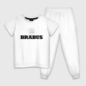 Детская пижама хлопок с принтом BRABUS в Тюмени, 100% хлопок |  брюки и футболка прямого кроя, без карманов, на брюках мягкая резинка на поясе и по низу штанин
 | Тематика изображения на принте: 