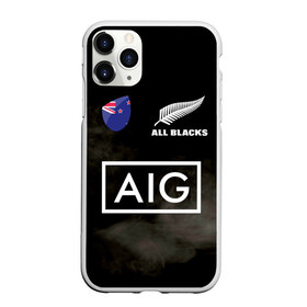 Чехол для iPhone 11 Pro Max матовый с принтом ALL BLACKS в Тюмени, Силикон |  | all blacks | new zealandd | rugby | новая зеландия | олл блэкс | регби | хака