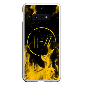 Чехол для Samsung S10E с принтом TWENTY ONE PILOTS в Тюмени, Силикон | Область печати: задняя сторона чехла, без боковых панелей | Тематика изображения на принте: 21 pilots | 21p | bandito | blurryface | chlorine | joshua | ned | top | trench | twenty one pilots | tyler | бандито | нэд | тренч