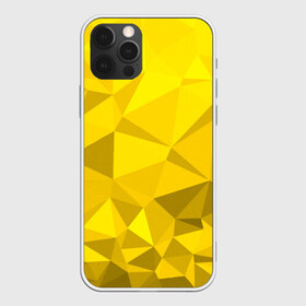 Чехол для iPhone 12 Pro Max с принтом YELLOW ABSTRACT в Тюмени, Силикон |  | Тематика изображения на принте: abstract | abstraction | color | fractal | geometry | paitnt | polygon | polygonal | psy | абстракция | геометрия | краски | неоновые | полигоны | психоделика | фрактал