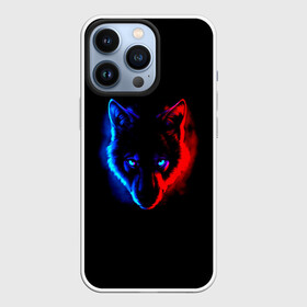 Чехол для iPhone 13 Pro с принтом Волк в Тюмени,  |  | Тематика изображения на принте: animal | art | dog | fire | wolf | арт | взгляд | волк | волки | глаза | голова | животное | животные | зверь | лес | огонь | охота | охотник | парню | прикольная | природа | серый | собака | хищник