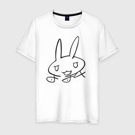 Мужская футболка хлопок с принтом Подпись Наначи в Тюмени, 100% хлопок | прямой крой, круглый вырез горловины, длина до линии бедер, слегка спущенное плечо. | anime | made in abyss | nanachi | аниме | нанати | наначи | созданный в бездне