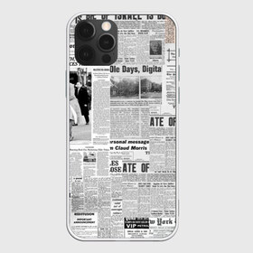 Чехол для iPhone 12 Pro Max с принтом Газета Newspaper в Тюмени, Силикон |  | Тематика изображения на принте: america | americans | chicago | new york times | newspaper | newspapers | tribune | wahintgon post | американские | газета | газетная | газеты | из газет | модная | модный | сша | трибьют