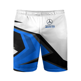 Мужские шорты спортивные с принтом Mercedes-AMG в Тюмени,  |  | amg | benz | cars | drive | mercedes | supercars | амг | бенц | гелендваген | гонки | мерин | мерс | мерседес | обзор | скорость | форма
