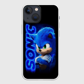 Чехол для iPhone 13 mini с принтом SONIC в Тюмени,  |  | Тематика изображения на принте: hedgehog | metal sonic | silver | silver the hedgehog | sonic | sonic boom | sonic the hedgehog | еж | ёж сонник | ежик | игры | кино | соник | соник в кино | фильм