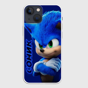 Чехол для iPhone 13 mini с принтом SONIC в Тюмени,  |  | Тематика изображения на принте: hedgehog | metal sonic | silver | silver the hedgehog | sonic | sonic boom | sonic the hedgehog | еж | ёж сонник | ежик | игры | кино | соник | соник в кино | фильм