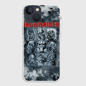 Чехол для iPhone 13 mini с принтом Iron Maiden в Тюмени,  |  | 80s | hardrock | heavy | iron | maiden | metal | pop | steve harris | the final frontier | uk | айрон | группа | железная дева | метал | мэйден | хеви