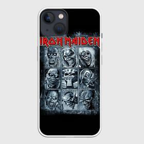 Чехол для iPhone 13 с принтом Iron Maiden в Тюмени,  |  | 80s | hardrock | heavy | iron | maiden | metal | pop | steve harris | the final frontier | uk | айрон | группа | железная дева | метал | мэйден | хеви