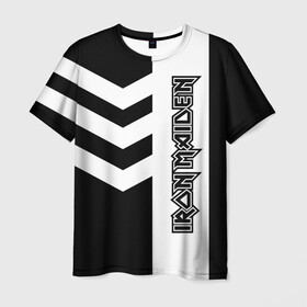 Мужская футболка 3D с принтом Iron Maiden в Тюмени, 100% полиэфир | прямой крой, круглый вырез горловины, длина до линии бедер | 80s | hardrock | heavy | iron | maiden | metal | pop | steve harris | the final frontier | uk | айрон | группа | железная дева | метал | мэйден | хеви