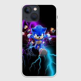 Чехол для iPhone 13 mini с принтом SONIC в Тюмени,  |  | Тематика изображения на принте: hedgehog | metal sonic | silver | silver the hedgehog | sonic | sonic boom | sonic the hedgehog | еж | ёж сонник | ежик | игры | кино | соник | соник в кино | фильм