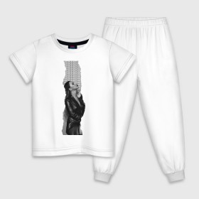 Детская пижама хлопок с принтом Artik & Asti в Тюмени, 100% хлопок |  брюки и футболка прямого кроя, без карманов, на брюках мягкая резинка на поясе и по низу штанин
 | Тематика изображения на принте: 