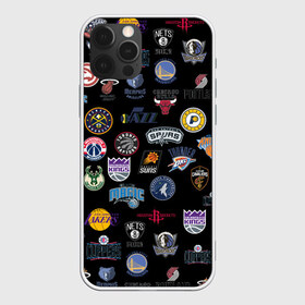 Чехол для iPhone 12 Pro Max с принтом NBA Pattern в Тюмени, Силикон |  | Тематика изображения на принте: basketball | boston celtics | brooklyn nets | nba | new york knicks | philadel | toronto raptors | баскетбол | бостон селтикс | бруклин нетс | нба | нью йорк никс | спорт | торонто рэпторс | филадельфия 76ерс