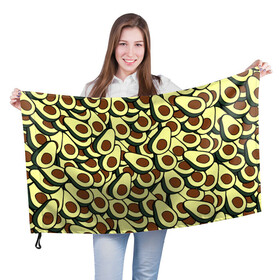 Флаг 3D с принтом Авокадо в Тюмени, 100% полиэстер | плотность ткани — 95 г/м2, размер — 67 х 109 см. Принт наносится с одной стороны | avocado | food | fruit | vegan | vegetarian | авокадо | веган | вегетарианство | еда | фрукты