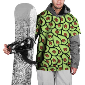 Накидка на куртку 3D с принтом АВОКАДО в Тюмени, 100% полиэстер |  | Тематика изображения на принте: avocado | food | fruit | vegan | vegetarian | авокадо | веган | вегетарианство | еда | фрукты