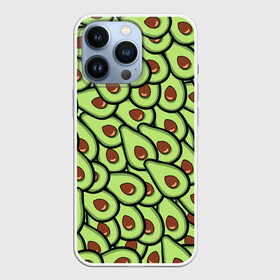 Чехол для iPhone 13 Pro с принтом АВОКАДО в Тюмени,  |  | Тематика изображения на принте: avocado | food | fruit | vegan | vegetarian | авокадо | веган | вегетарианство | еда | фрукты