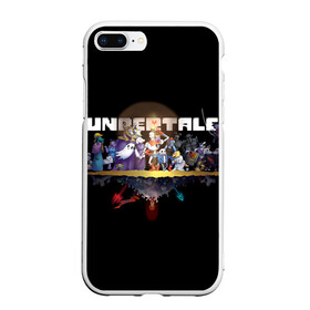 Чехол для iPhone 7Plus/8 Plus матовый с принтом Undertale в Тюмени, Силикон | Область печати: задняя сторона чехла, без боковых панелей | asriel dreemurr | chara | frisk | sans | undertale | азриэль дримурр | андертейл | андрайн | гастер | меттатон | санс | фриск | чара